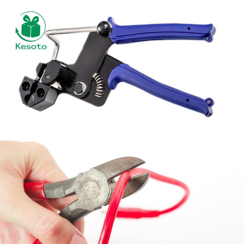 Kesoto Cable Tie Kìm Zip Tie Tool Tay cầm chống trượt hạng nặng chuyên nghiệp