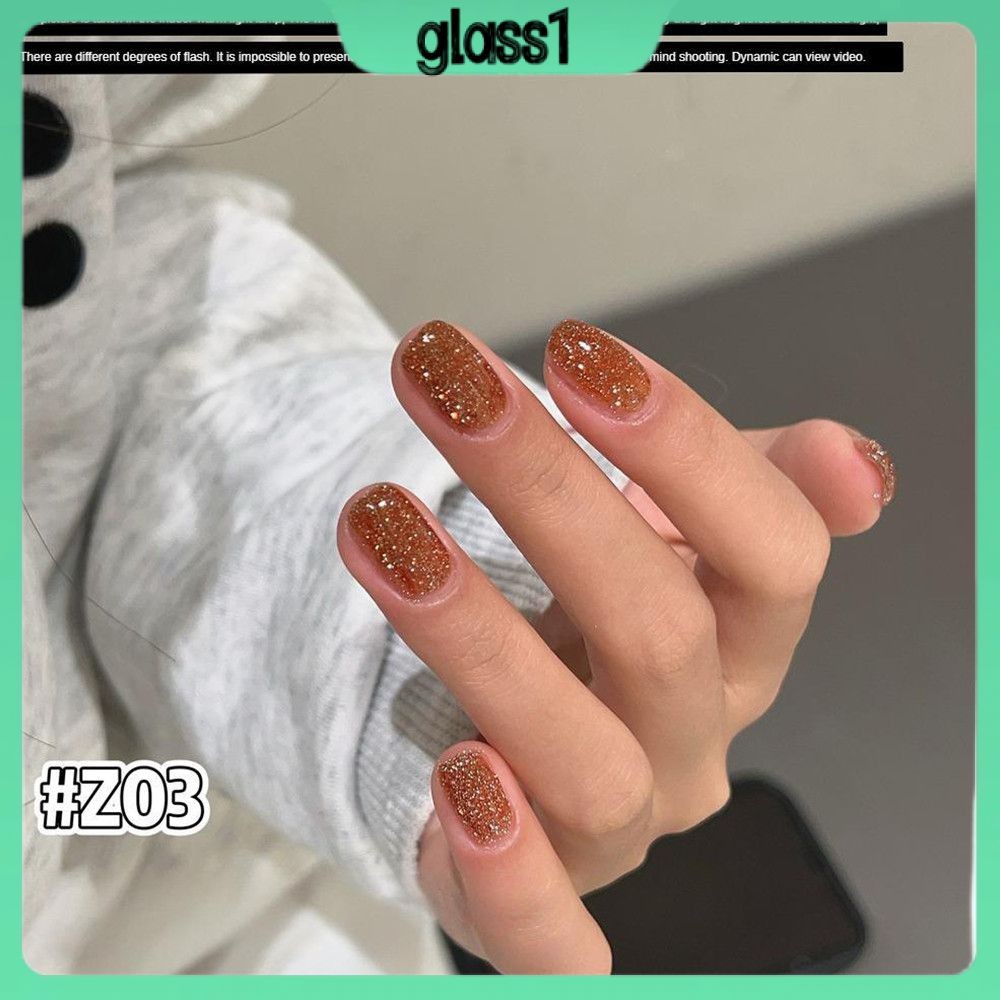 Giao Hàng Nhanh Manicure Adhere Yanling Galaxy Diamond Glue Double Flash Bottled Disco Glue Ice Tran