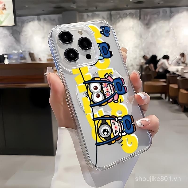 Ốp điện thoại cho iPhone 11 12 13 14 15 16Plus 11 12 13 14 15 16PRO MAX 11Pro 13Pro, hoạt hình dễ th