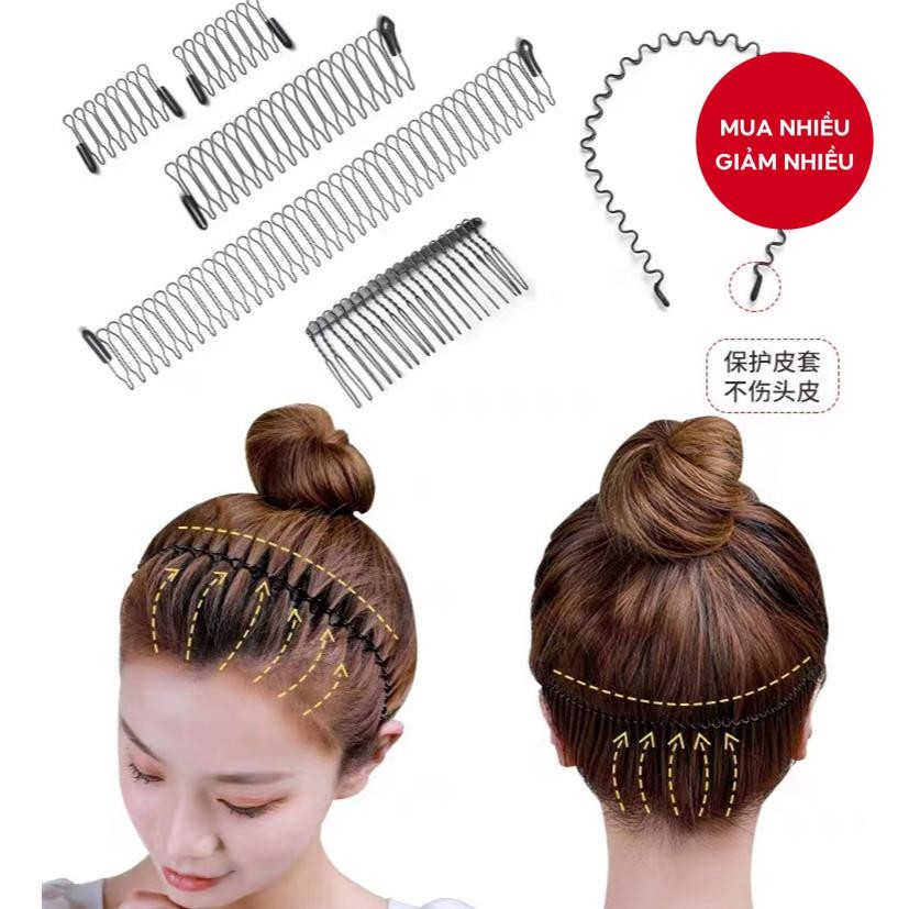 Hàn Quốc Hàn Quốc Kẹp Tóc Gãy Tóc Sắp Xếp Dụng Cụ Tiện Dụng Tóc Phụ Kiện Tóc Nữ