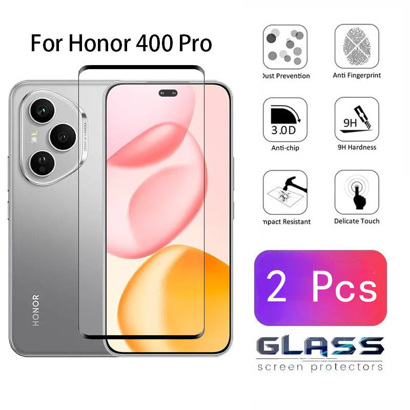 2 Chiếc Honor 400 Pro 5G Kính Cường Lực Bảo Vệ Màn Hình Cho Honor X8C X7C X8B X7B X6B X8A X7A X6A 4G