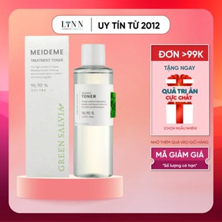 Toner Meideme thuần chay Green Salvia Treatment 200ml - nước hoa hồng meideme giảm mụn lành tính