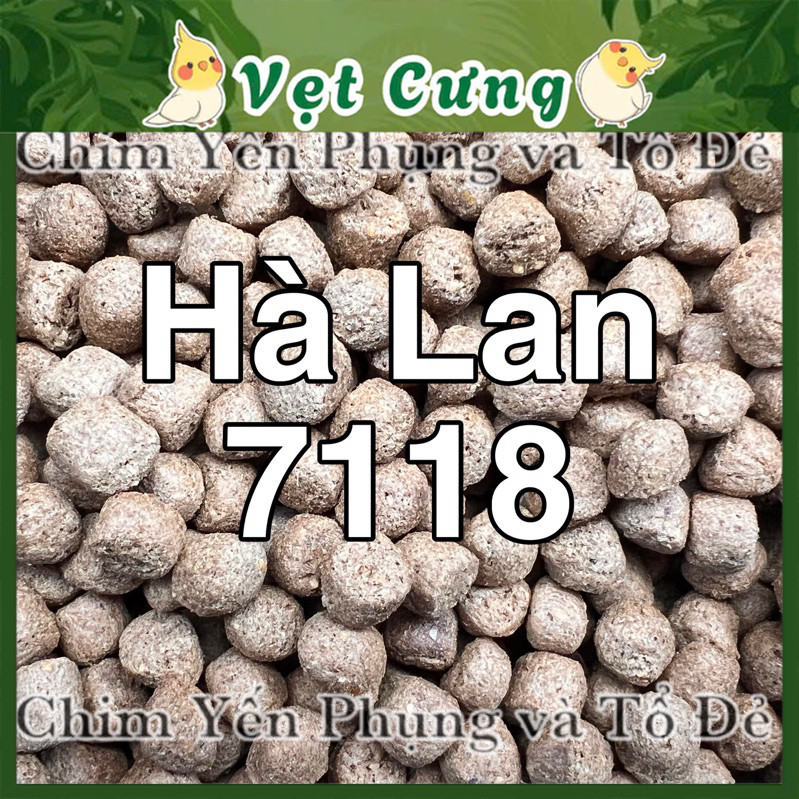 Cám Hà Lan 7118 – Mồi Câu Đa Năng & Thức Ăn Dinh Dưỡng Cho Cá Cảnh, Cá Thịt