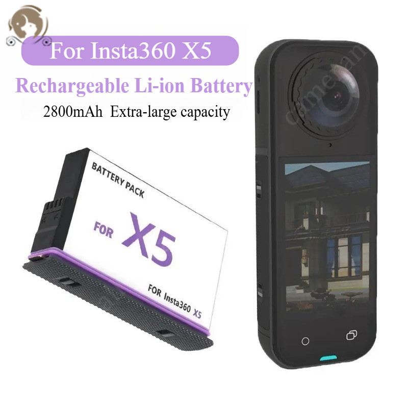 Pin cho pin Li-ion sạc dung lượng lớn Insta360 X5 2800mAh