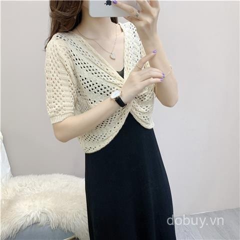 Áo sơ mi batwing cho phụ nữ, áo blazer bolero trắng đen, tay ngắn dài, áo ren filipiniana, đầm nữ