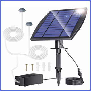 Máy bơm không khí bể cá Ba chế độ Máy sục khí năng lượng mặt trời Máy sục khí bể cá Máy tạo oxy Ao yên tĩnh Bubbler cho thủy canh chenhomvn