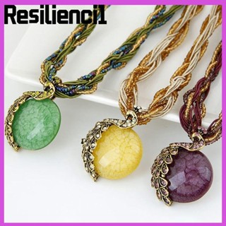 RESILIENCI1 Vòng cổ cổ điển cho phụ nữ - Phụ kiện phong cách Bohemian sáng tạo