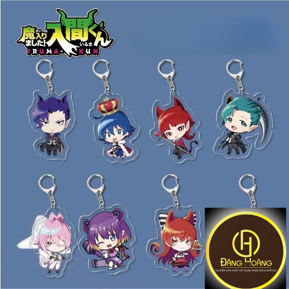 Aime Mairimashita Iruma kun Móc Chìa Khóa Bằng Acrylic Trang Trí Cho Xe Suzuki Iruma Clara Valac - Đ