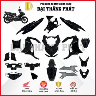 (Có bán lẻ) Dàn áo xe Air Blade 125cc K2Z/K3A (4Val) năm 2025 màu Đen bạc - NHB25M- bản Tiêu chuẩn chính hãng Honda