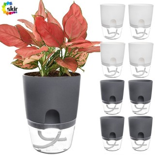 Lớp Không Đất Trồng Chậu Hoa Dây Cotton Tự Tưới Cây Thủy Canh Lưu Vực Tự Động Tưới Lười Chậu Hoa