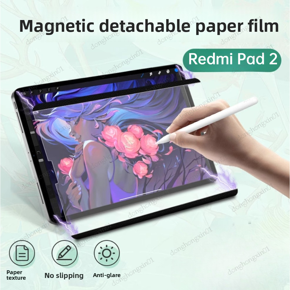 Phim giấy mờ từ tính mặt trước mềm cho Xiaomi Redmi Pad 2 4G/Wi-Fi, Redmi Pad Pro, Mi Pad 7 7 Pro 11