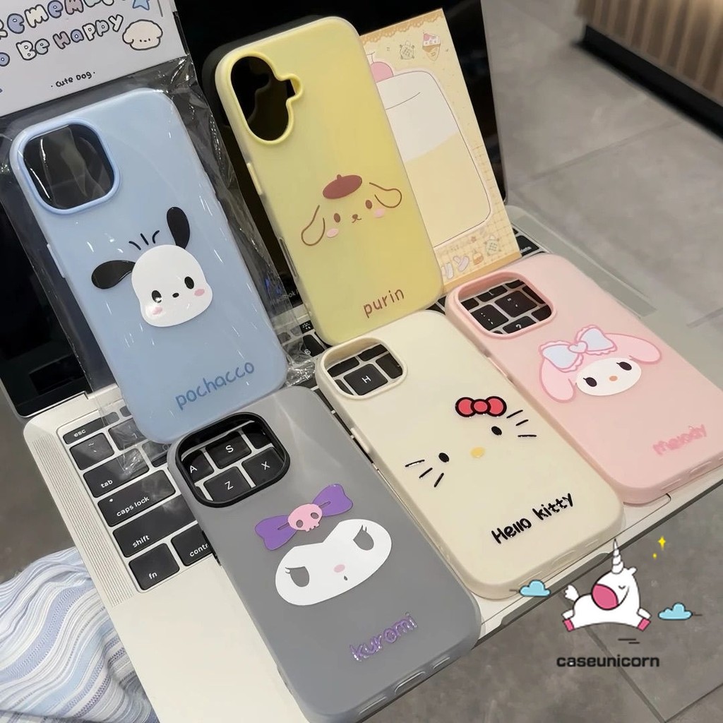 Ốp Lưng Hoạt Hình Mèo Con Dễ Thương Tương Thích Cho IPhone 7Plus 14 15 11 12 16 13 Pro Max XR 16E 7 