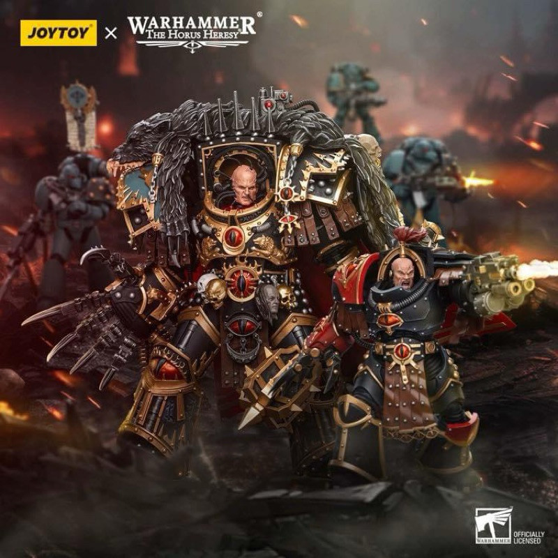 MÔ HÌNH JOYTOY - WARHAMMER 30K - Sons of Horus Warmaster Horus Primarch of the XVIth Legion - 1/18 A