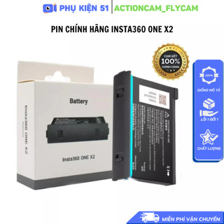  Hub Sạc và Pin Insta360 One X2 X3 X4  1630 1800 2290mAh  kéo dài thời gian sử dụng 