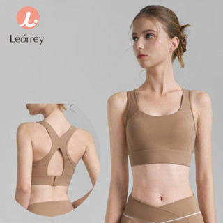 Leorrey-Áo ngực chạy bộ thể dục cỡ lớn High Impact có đệm cố định Áo ngực tập yoga