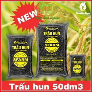 Trấu hun ( than sinh học) 20dm3