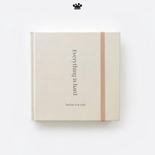 Sổ Kế Hoạch Tuần Weekly Planner Sổ Hình Vuông 130gsm Crabit 144 Trang Be