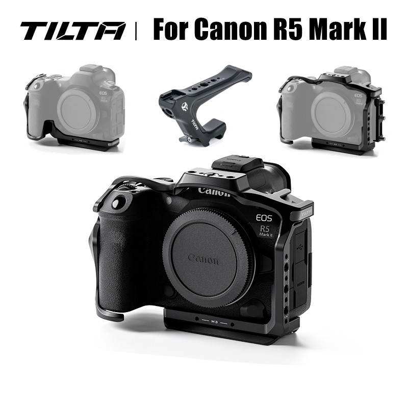 TILTA Canon R5 Mark II Lồng Máy Ảnh Bộ Cơ Bản Pro Kit Cho Canon R5 Mark 2 Máy Ảnh DSLR Khung Bảo Vệ 
