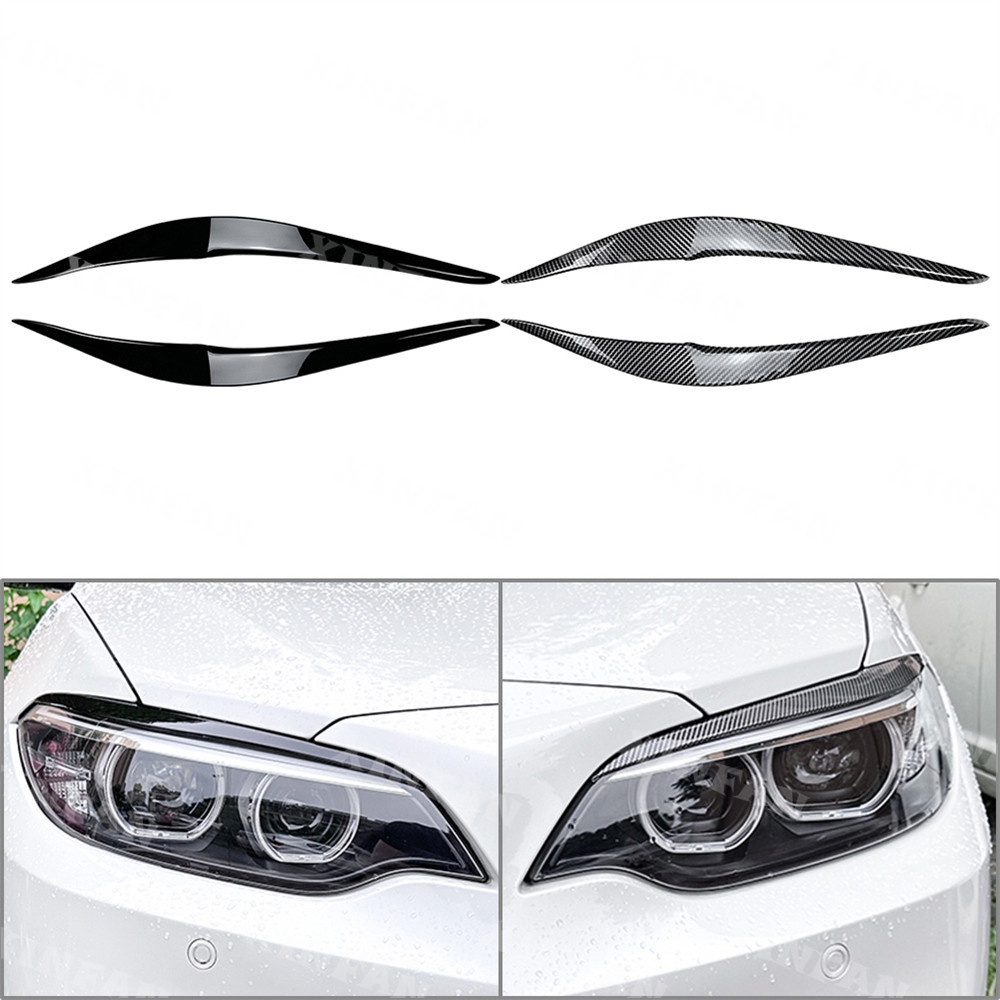 Dành Cho Xe BMW F87 M2 F22 F23 220i 228i 230i M235i M240i 2014-2022 1 Cặp Đèn Pha Lông Mày Mí Mắt Dá
