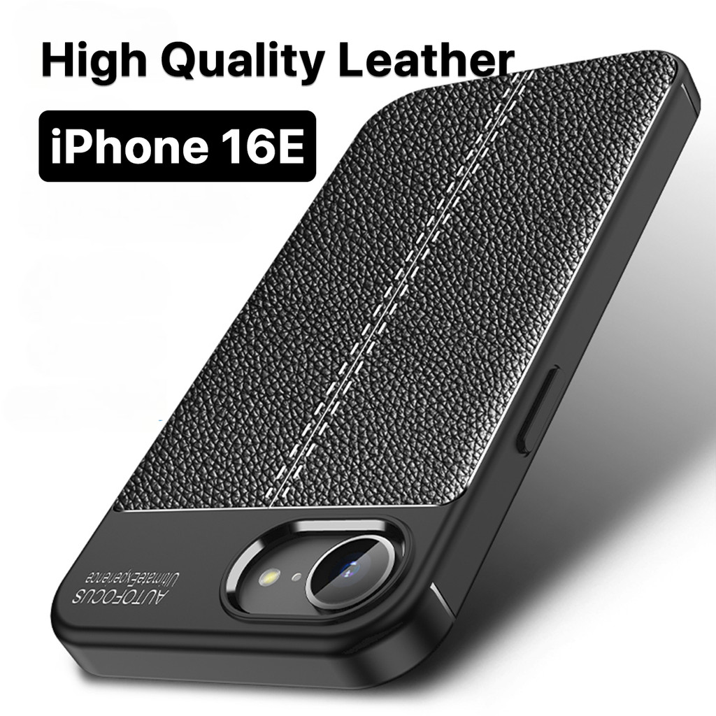 ốp lưng iPhone 16E 16 Pro Max 15 14 13 Da mềm TPU chống sốc bảo vệ toàn diện Camera mịn màng Chống s