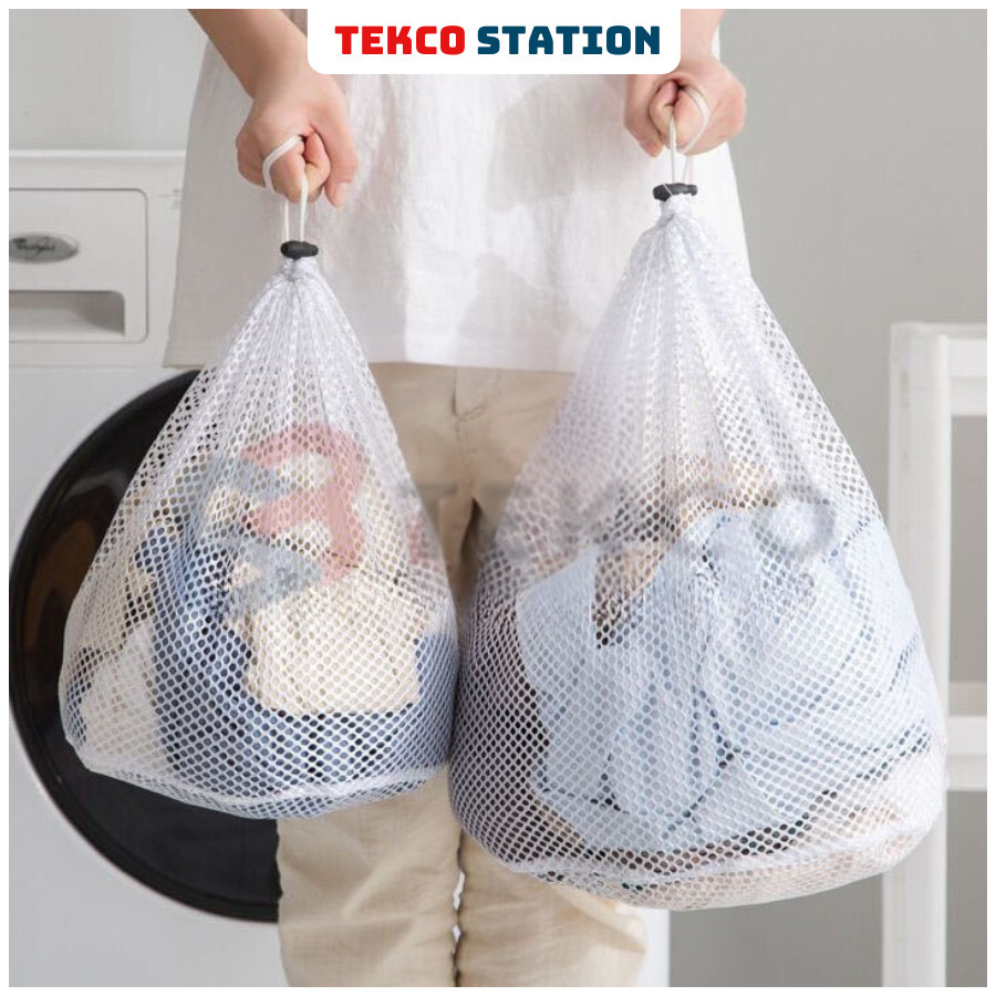 Túi Giặt Dây Rút Vải Lưới Đựng Quần Áo, Đồ Lót - Túi Lưới Giặt Đồ Bảo Quản Quần Áo