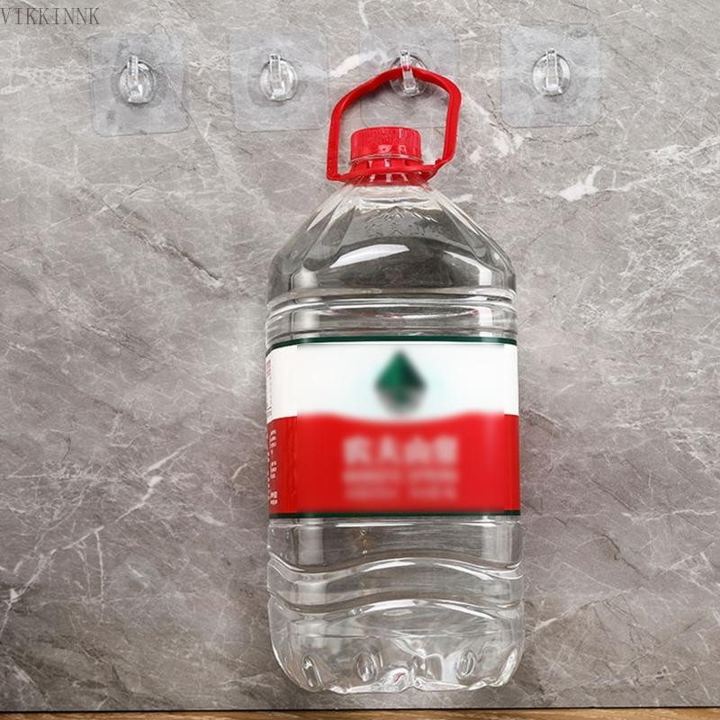 Wall Hook Strong Self Adhesive Transparent Suction Cup Heavy Load Rack