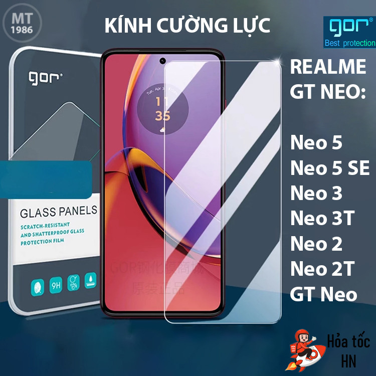 Kính cường lực gor Realme GT Neo 5 SE/ GT Neo 5 GT Neo 7 GT Neo 3/ GT Neo 3T/ GT Neo 2/ GT Neo 2T/ G