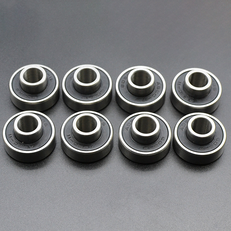 8 Chiếc 608 RS Vòng Bi 8x22x7 mm ABEC-11 Tích Hợp Miếng Đệm Vòng Bi 608 Ván Trượt Dài Vòng Bi danceb