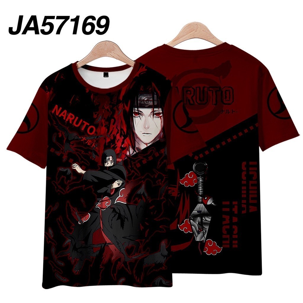 Áo thun ngắn tay NS1 Naruto Anime mới