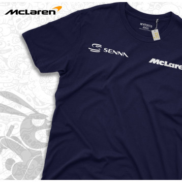 Áo thun đua Mclaren Senna 2025 cổ tròn