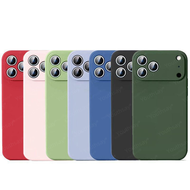 Dành Cho iPhone 17 Pro Max Ốp Lưng iPhone 17 16 15 Pro Max Cover Coque Fundas Mềm Nguyên Bản Lỏng Si