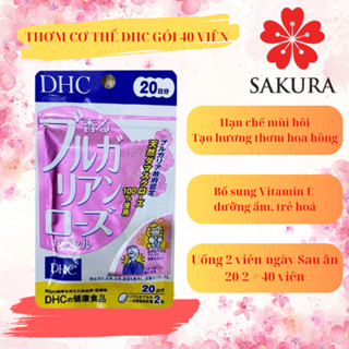 Viên Uống Thơm Cơ Thể 20 Ngày Gói 40 Viên Nhật Bản