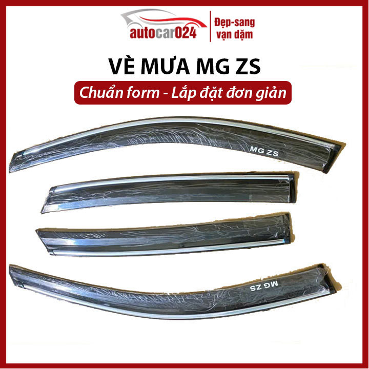 Vè che mưa cho xe ô tô MG ZS 2021-2025 chỉ mạ