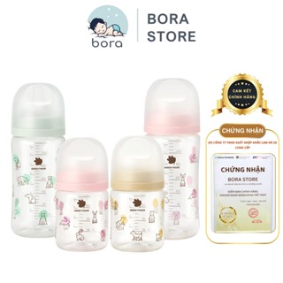 Bình sữa Green Finger Bebegrow Pure Baby cho bé nhựa PA G850 siêu bền, an toàn, chống tia UV [Tách hộp]