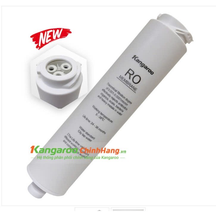 Màng RO HU KANGAROO - Lõi lọc nước RO số 4 máy KG100HU-KG100HU+