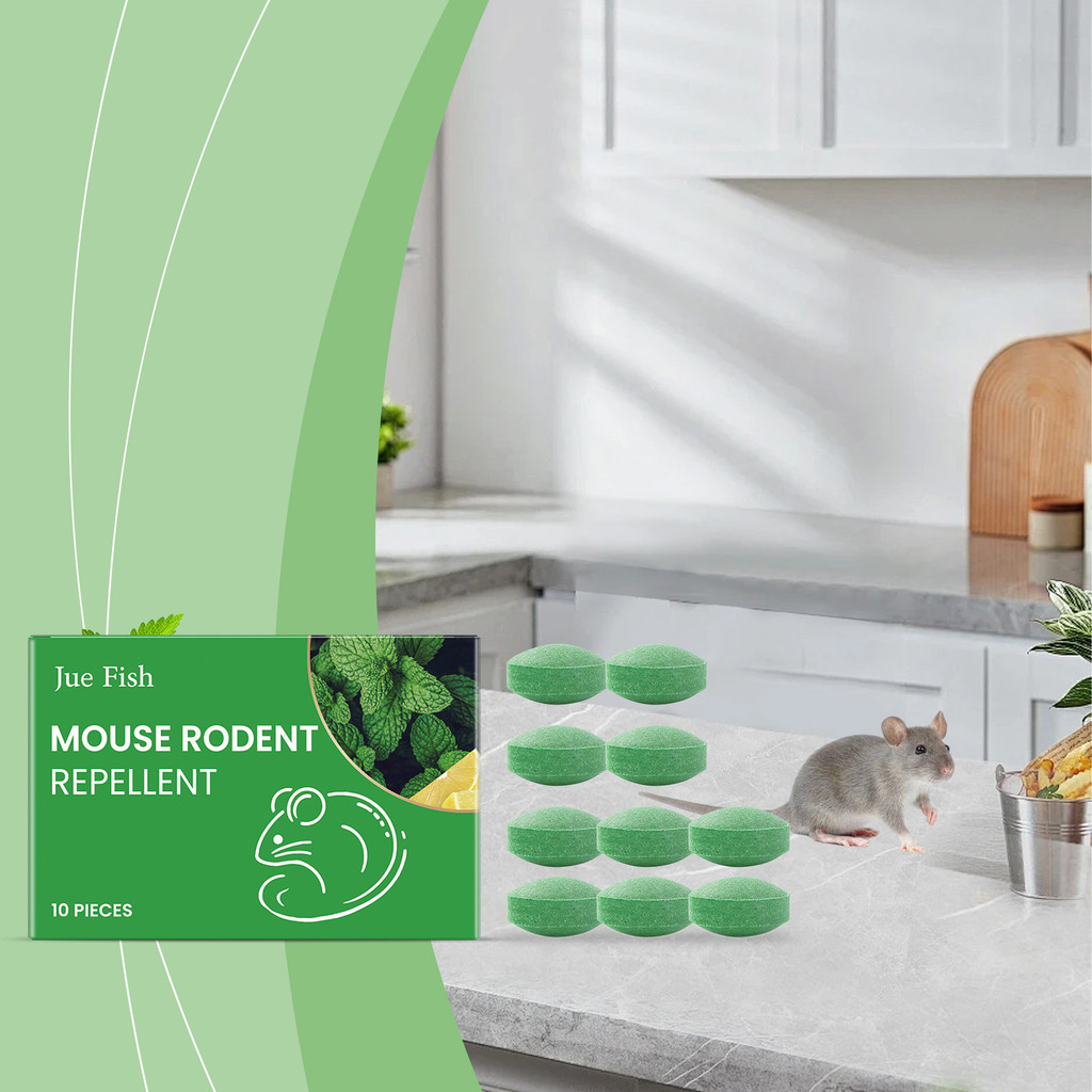 Premium Selection#JUE FISH Rodent Repellent Indoor Outdoor Gentle Mouse Repellent Convenient Mouse R