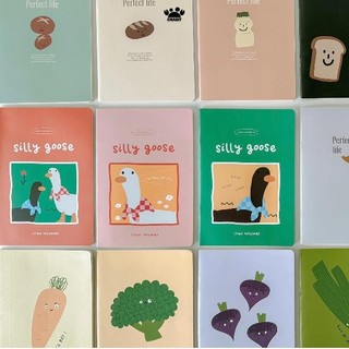 Vở kẻ ngang 80trang Crabit 70gsm hoạ tiết cute pastel