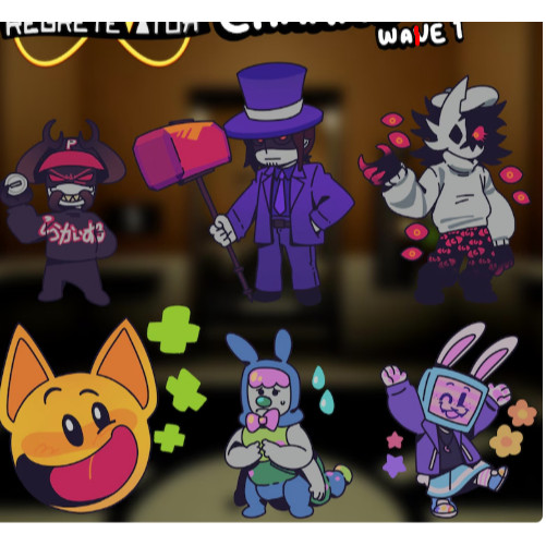 REGRETEVATOR: WAVE 1 CHARMS [DrRETRO, Pest, Melanie, Folly, Mach, Pilby]
