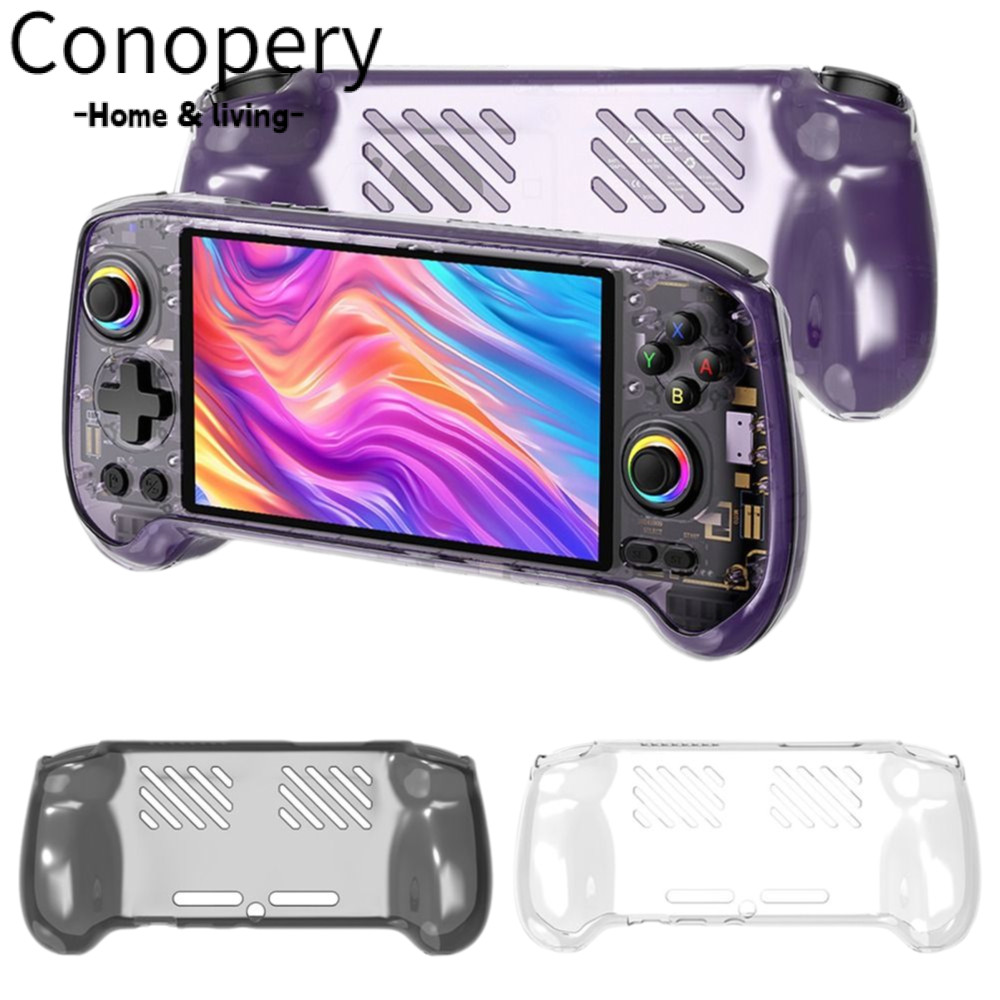 Máy chơi Game cầm tay CONOPERY, Vỏ bảo vệ trong suốt TPU, Vỏ máy chủ chống sốc mềm chống trầy xước c