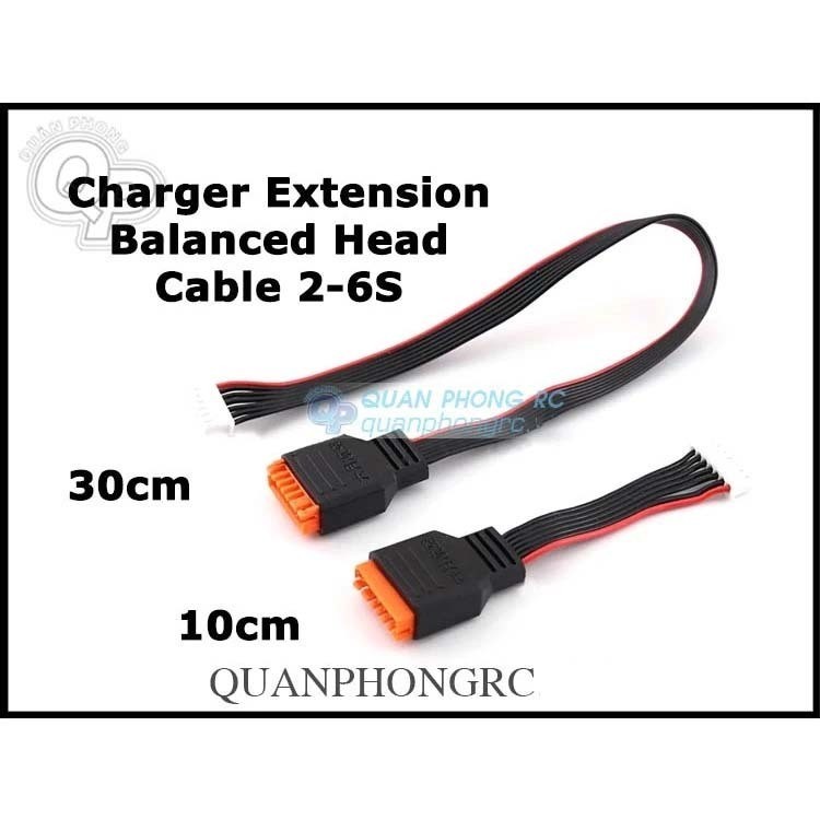 Dây Balance Nối Dài Charger Extension Balanced Head Cable 2-6S 10cm/ 30cm