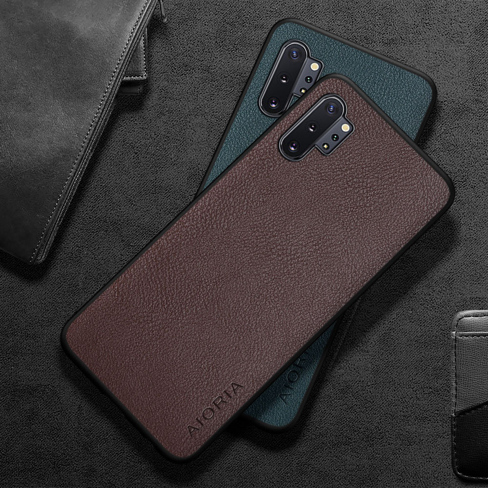 Ốp Lưng Cho Samsung Galaxy Note 20 10 9 Plus Lite Siêu Tối Giản Giả Đá cuội Da funda Cover Cho Galax