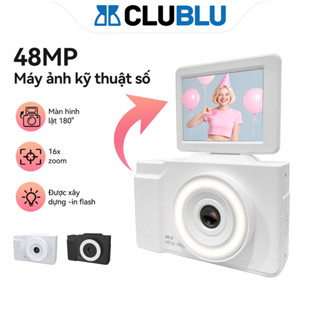 -CLUBLU- Máy Ảnh Selfie Lật H13-CCD Camera Digital Máy Chụp Hình Mini Cho Học Sinh Quay Phim Video