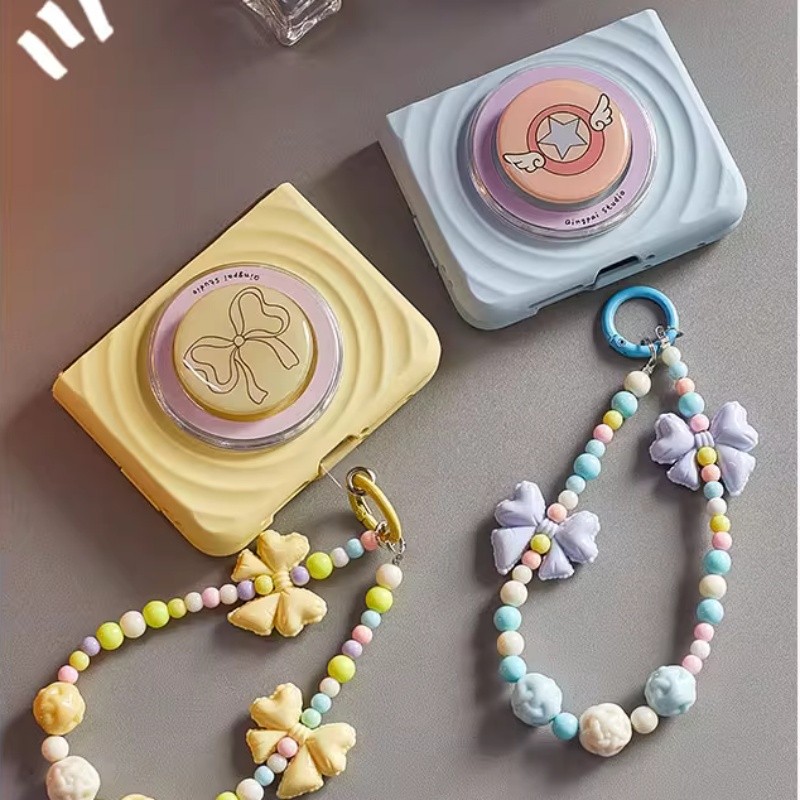 Hàn Quốc Hoạt Hình Dễ Thương Tình Yêu Socket Magsafe Từ Giá Đỡ Điện Thoại Cầm Tok Hỗ Trợ iPhone 16 1