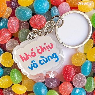 💕Dreamy💕Móc khoá cục súc, trộm vía, mắc gì, kệ mày, uống nước đi làm quà tặng nlp