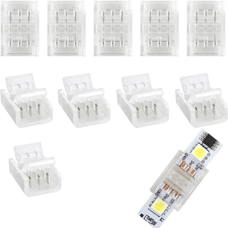 Nối LED nhanh cho led 3 dây 2 màu 10mm phụ kiện kẹp led nhanh không cần hàn thủ công