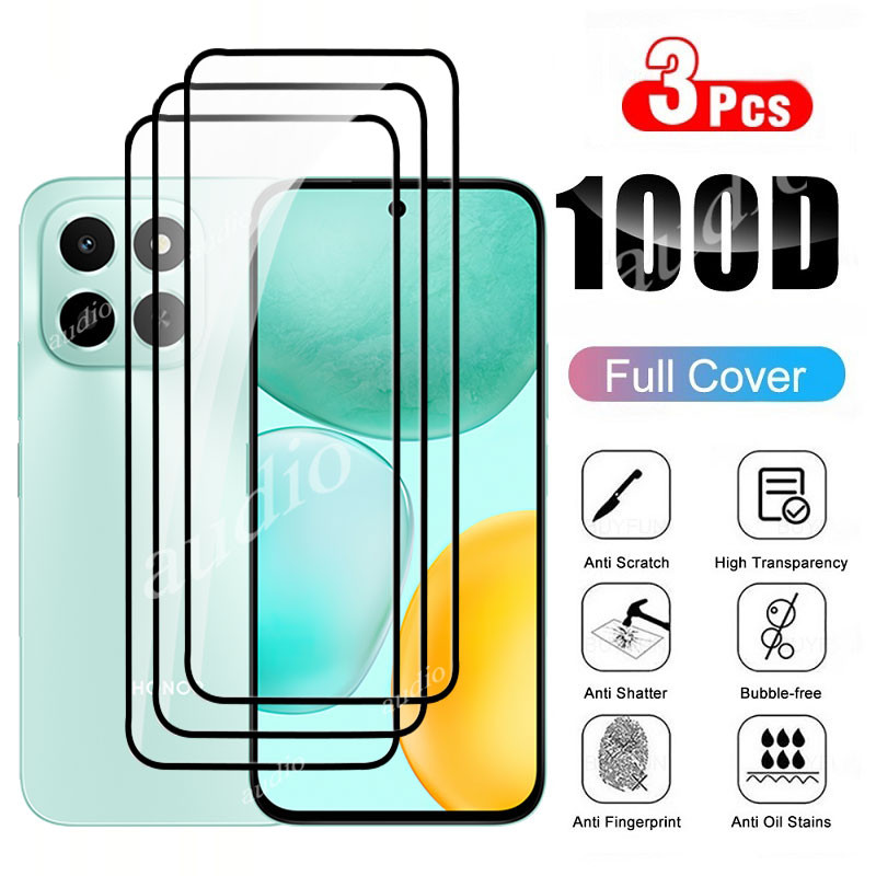 Honor X6C 4G 3 Kính Cường Lực Cho honor X6C HonorX6C 4G 2025 Bảo Vệ Màn Hình Điện Thoại Vỏ Kính Bảo 
