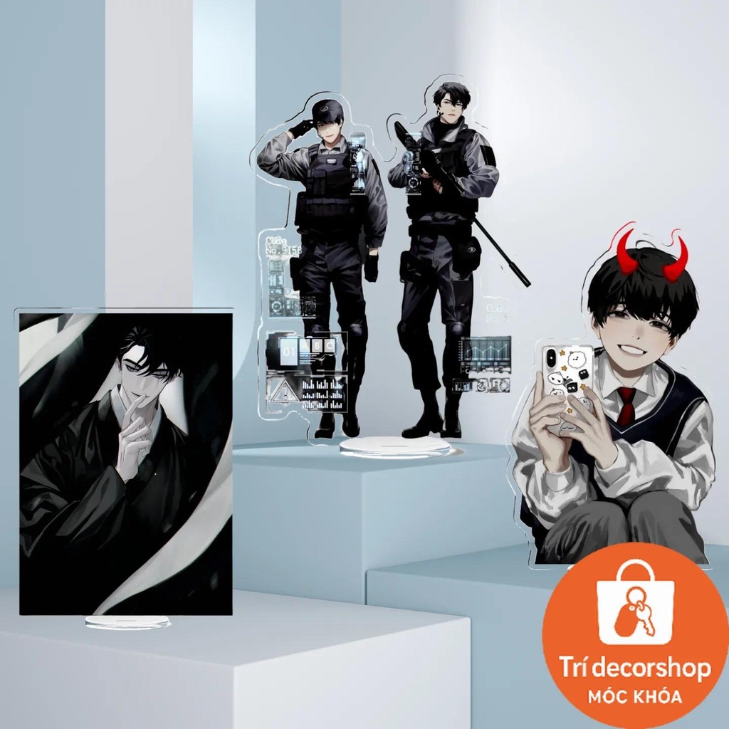 Omniscient Reader Viewpoint Standing Anime KeyChain Kim Dokja Key Chain Women ORV Figure Model P