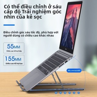Giá đỡ laptop nhôm N3 nâng hạ tản nhiệt gập gọn tiện mang theo