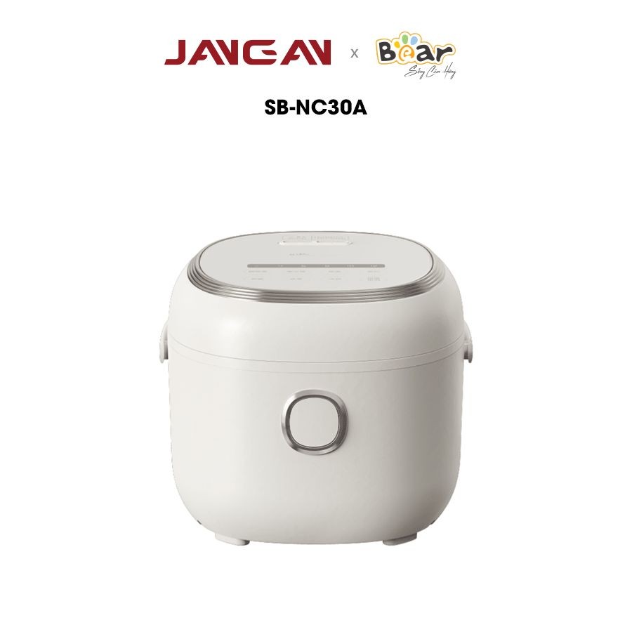 Nồi Cơm Điện Tử Bear SB-NC30A: 5 Lớp Đa Năng Nấu Cơm, Cháo, Hầm, Hấp, Hâm Nóng, Hẹn Giờ 12 Tiếng