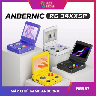 Anbernic RG34XXSP | Máy Chơi Game Retro Gập Gọn Siêu Di Động, Cài Sẵn Hơn 1000 Game Chất Lượng (Thẻ Nhớ 64GB)